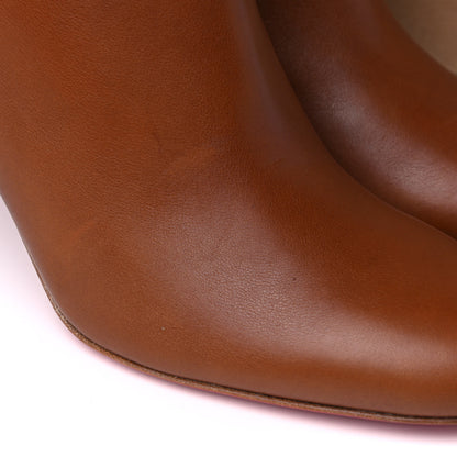 Christian Louboutin Calfskin Ziptotal 85 Booties 40.5 Cuoio 10 of 15