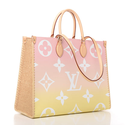 Louis Vuitton Monogram Giant By The Pool Hawaii Onthego GM Light Pink 3 of 10