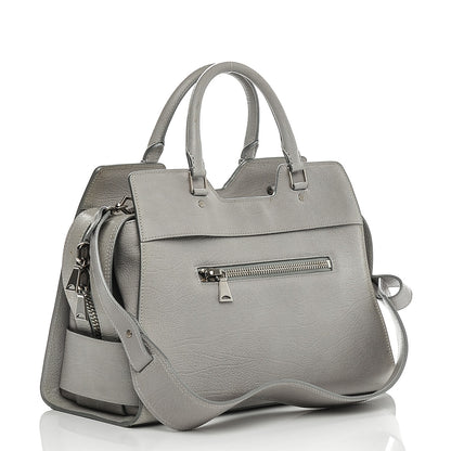 Proenza Schouler Vacchetta Calfskin Small PS13 Satchel Grey 3 of 10