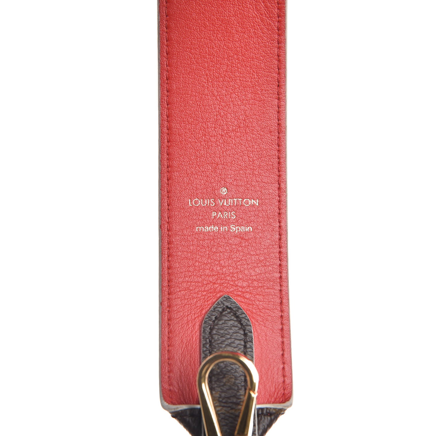 Monogram Bandouliere Shoulder Strap Red
