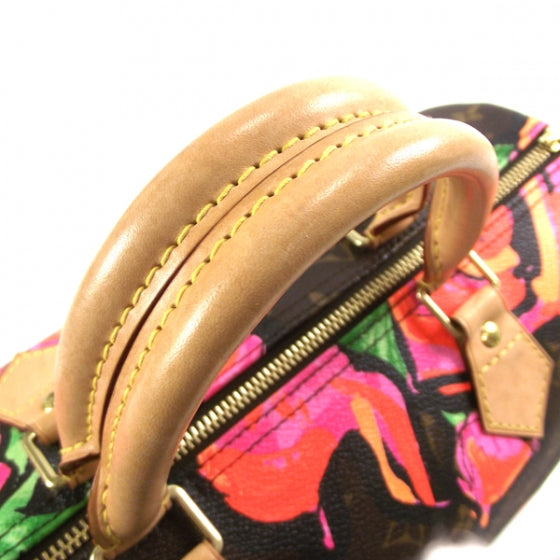 Louis Vuitton Monogram Roses Speedy 30 6 of 9