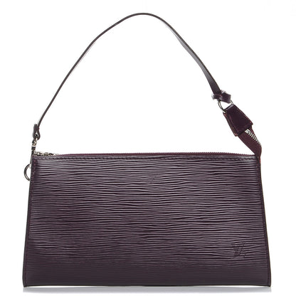 Louis Vuitton Epi Pochette Accessories 24 Cassis 1 of 7