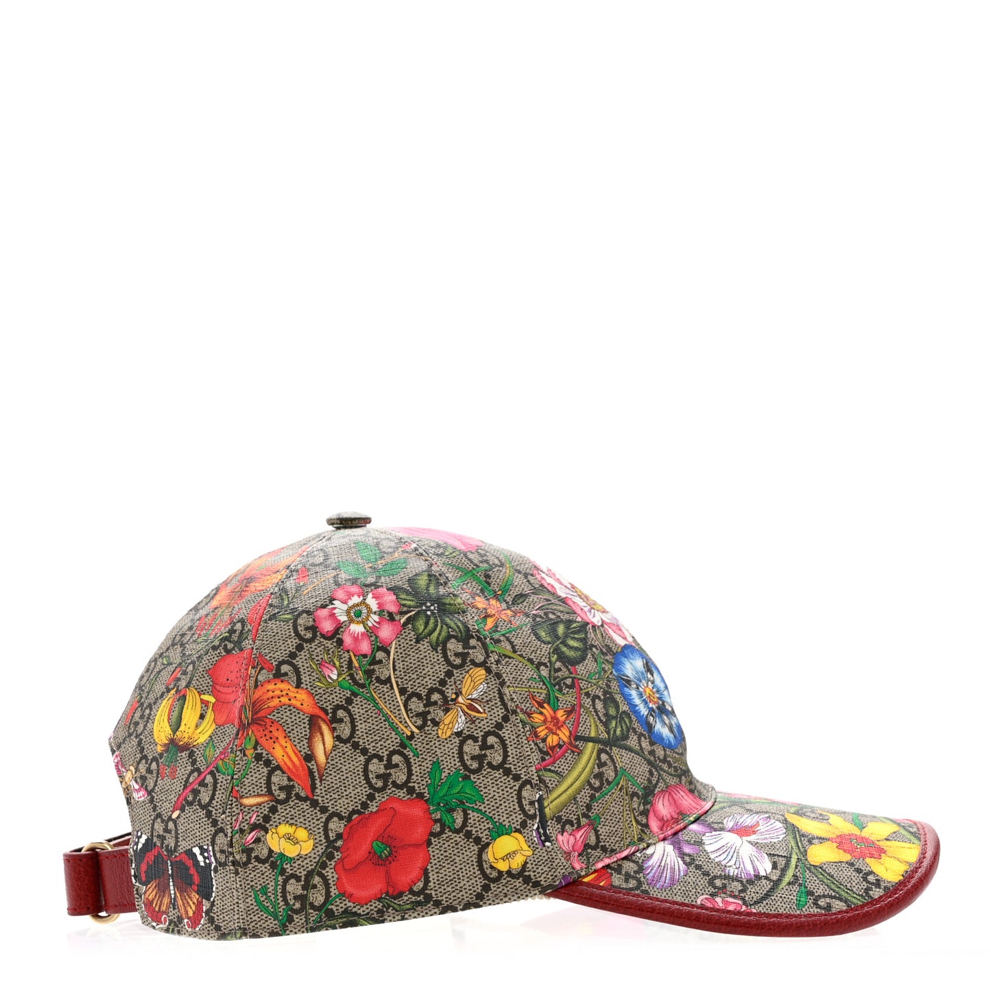 GG Supreme Flora Claudia Baseball Hat 56 S Red