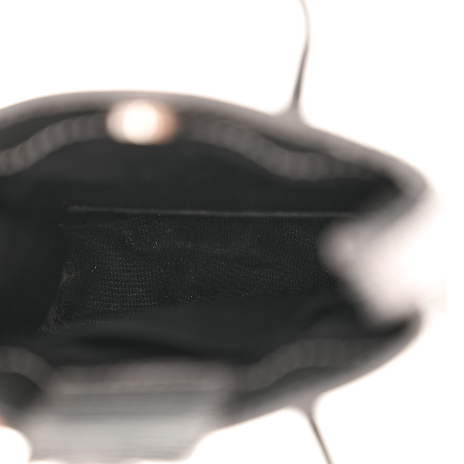 Balenciaga Metallic Textured Calfskin Logo Shopping Phone Holder Bag Silver 5 of 12