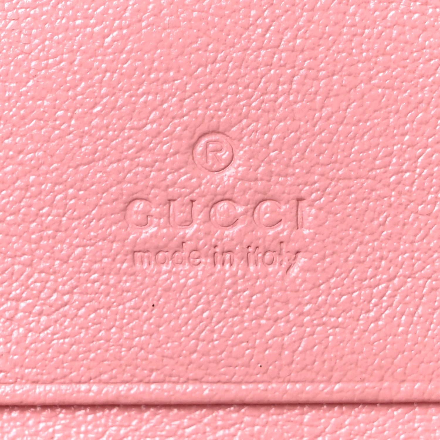 Gucci Azalea Calfskin Enamel Matelasse Diagonal Torchon GG Marmont Card Case New Cherry Red Wild Rose 6 of 9