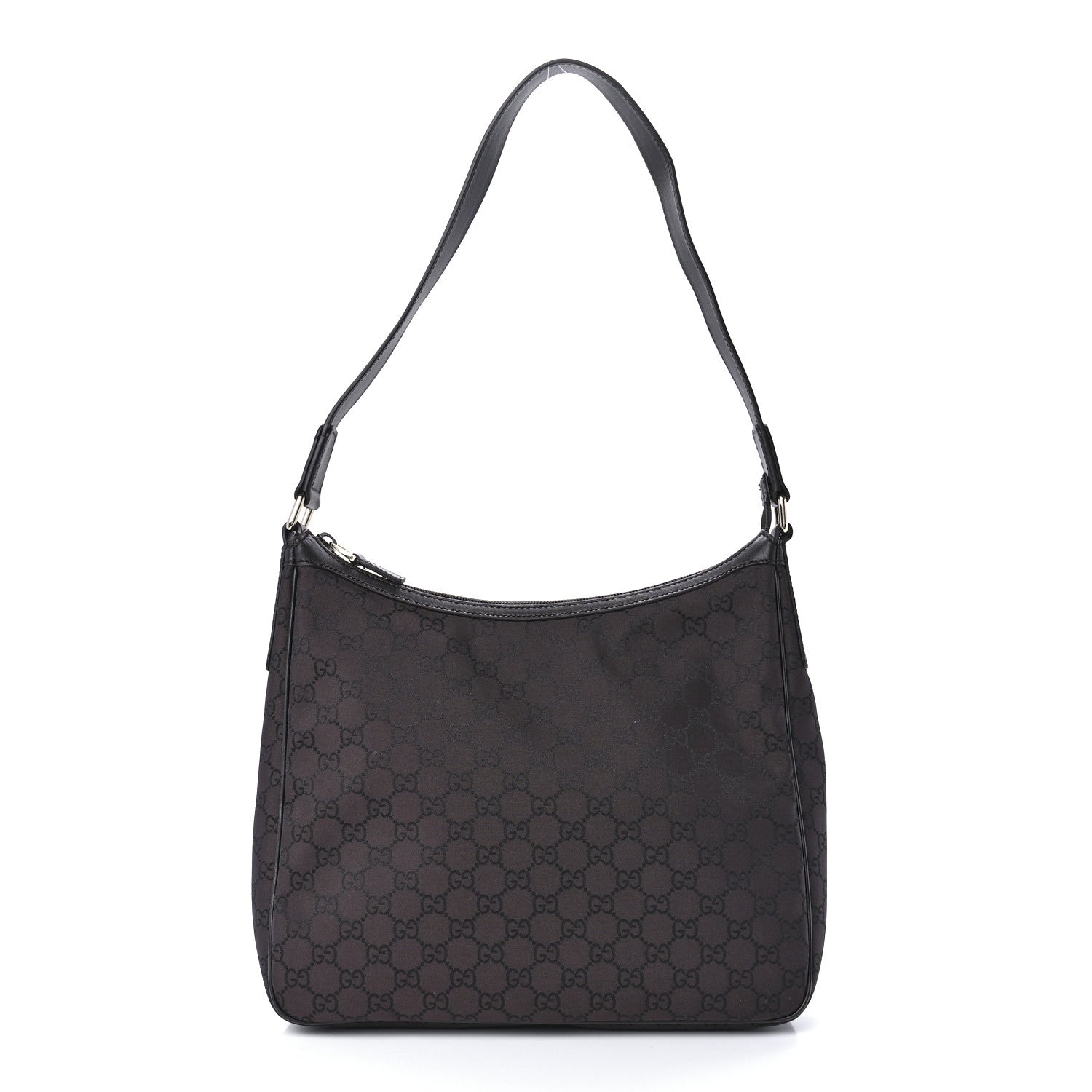 Gucci Canvas Shoulder Bag Brown 1 of 12