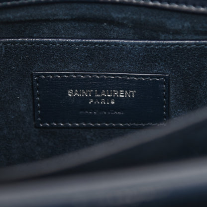 Saint Laurent Calfskin Medium Monogram Sunset Navy 5 of 10