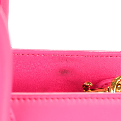 Saint Laurent Calfskin Nano Sac De Jour Lipstick Fuchsia 8 of 12