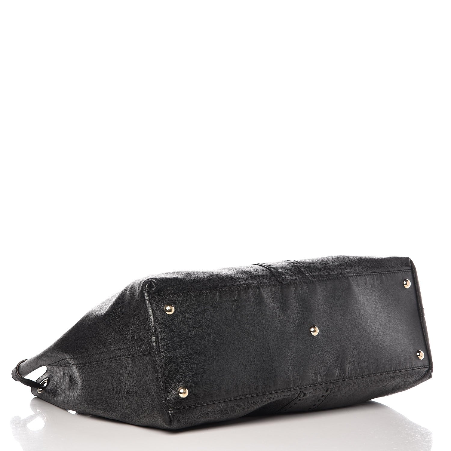 Saint Laurent Calfskin Reversible Double Sac Y Tote Bronze Black 8 of 8