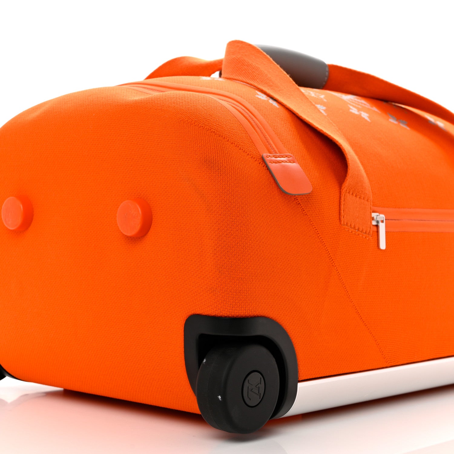 Louis Vuitton Knit Monogram Horizon Soft Duffle 55 Orange 9 of 11