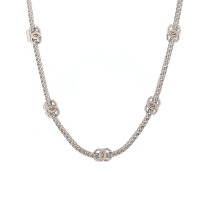 Chanel Metal CC Short Chain Necklace Gold 4 of 6