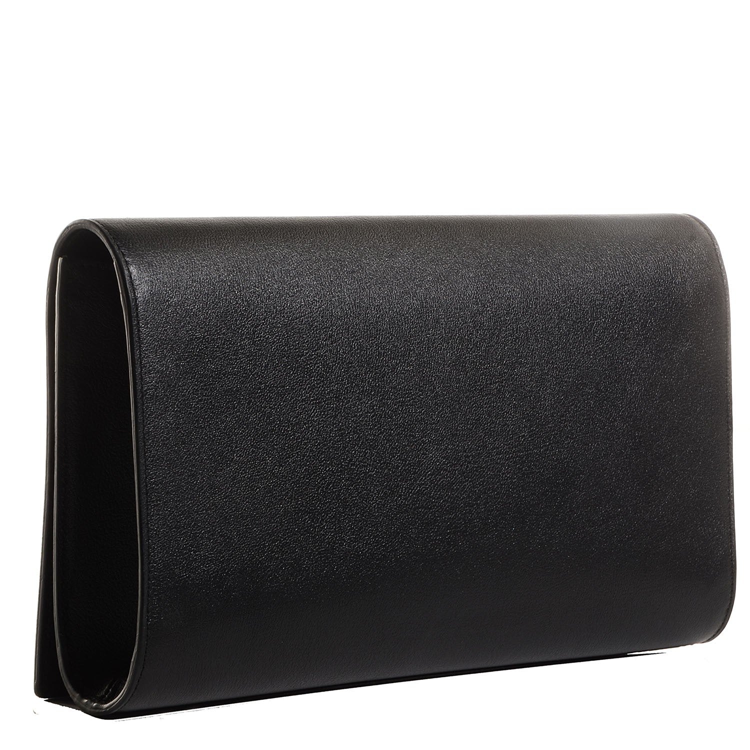 Saint Laurent Calfskin Monogram Large Belle De Jour Clutch Black 3 of 7