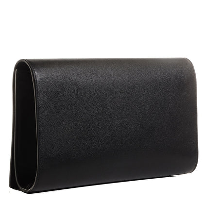 Saint Laurent Calfskin Monogram Large Belle De Jour Clutch Black 3 of 7