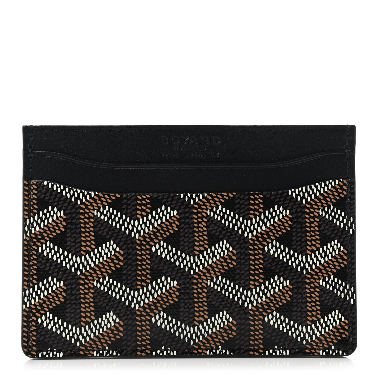 Goyard Goyardine Saint Sulpice Card Holder Black 1 of 6