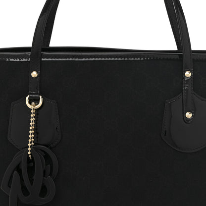 Gucci Patent Monogram Small Jolie Tote Black 14 of 19