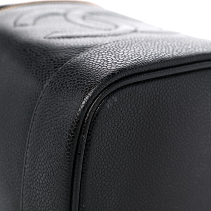 Chanel Caviar Vanity Cosmetic Case Black 9 of 14