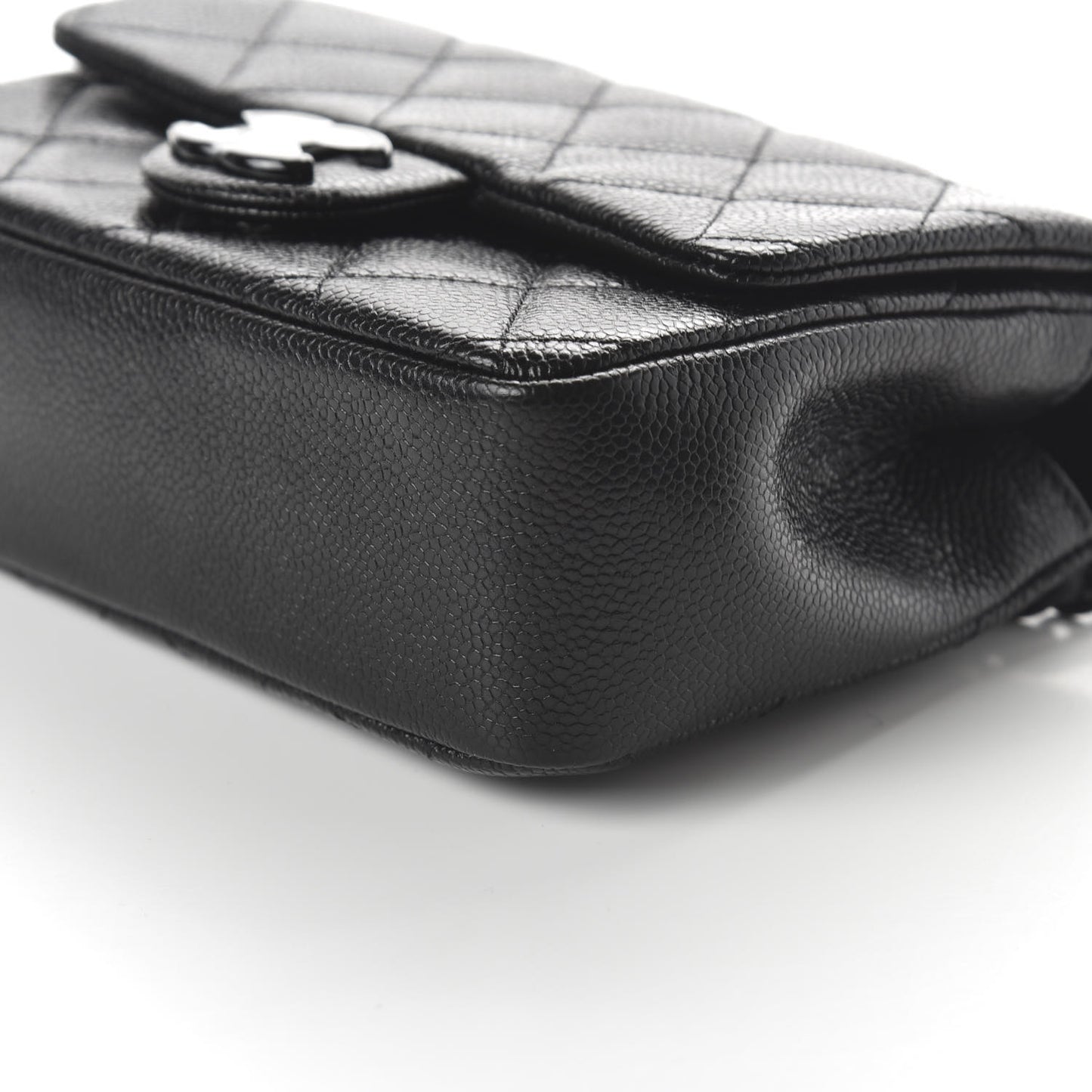 Caviar Quilted Incognito Mini Square Flap Black
