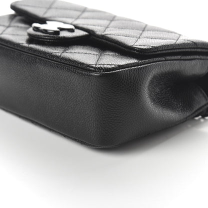 Chanel Caviar Quilted Incognito Mini Square Flap Black 7 of 11