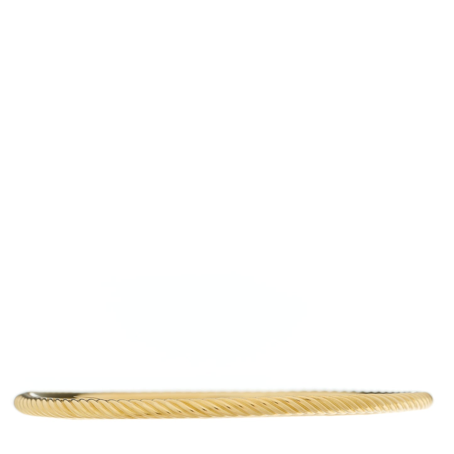 18K Yellow Gold Cable Classics Bangle Bracelet