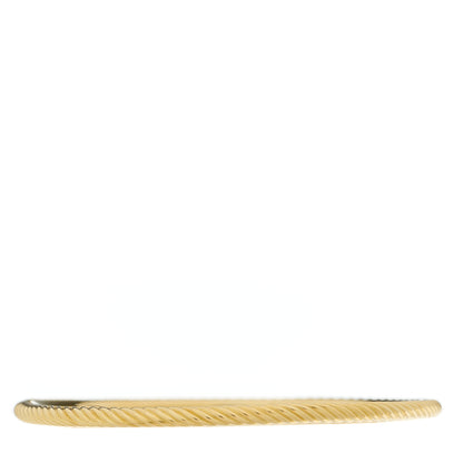 David Yurman 18K Yellow Gold Cable Classics Bangle Bracelet 2 of 3