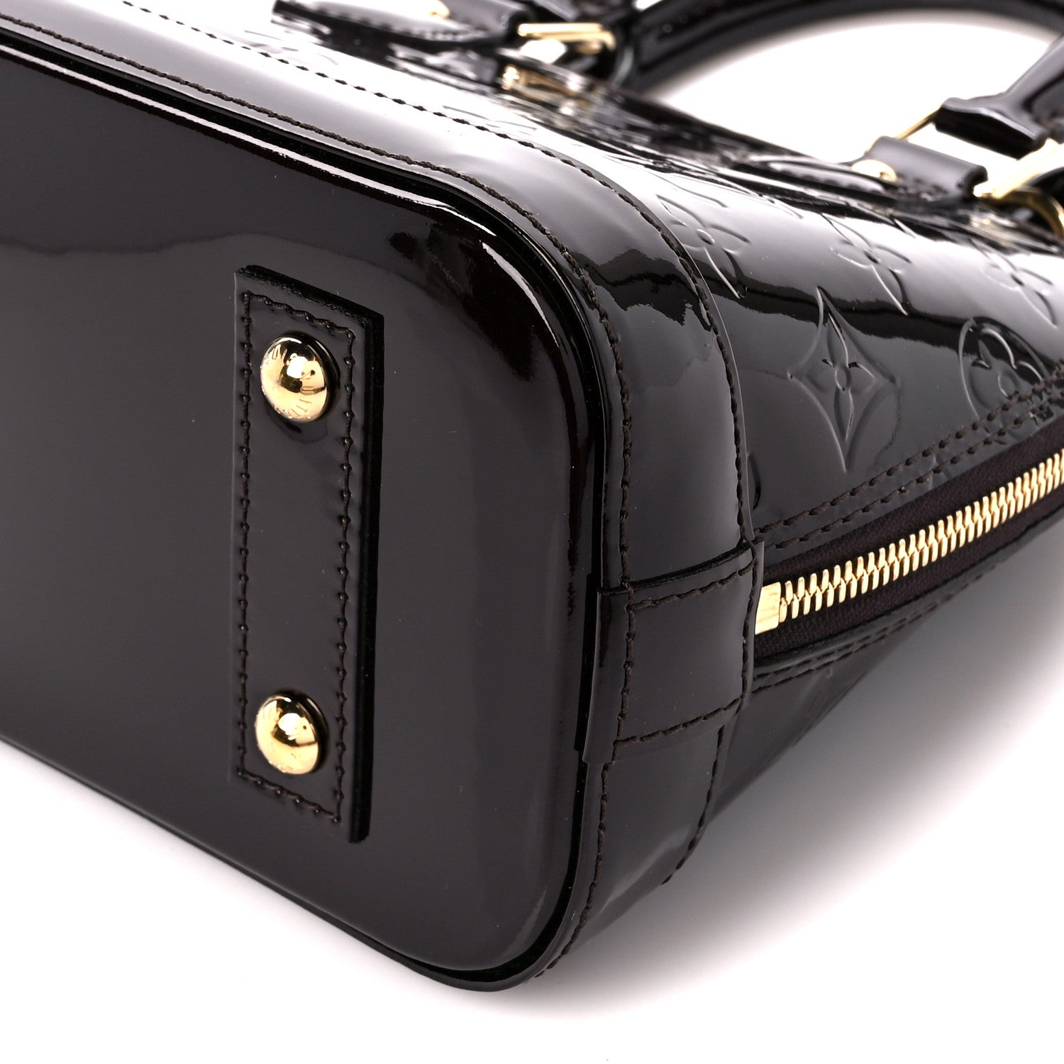 Louis Vuitton Vernis Alma BB Amarante 10 of 10
