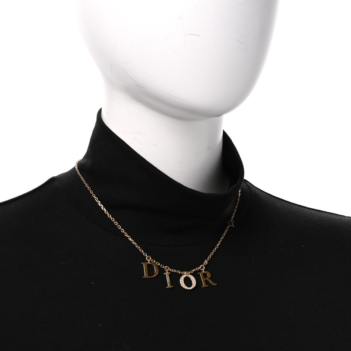 Christian Dior Crystal Dio(r)evolution Necklace Gold 2 of 4