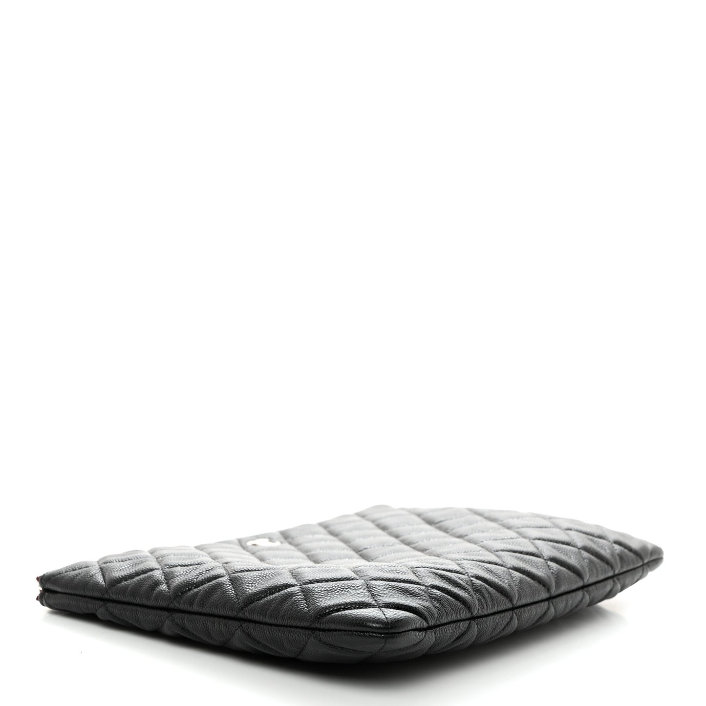 Caviar Quilted Medium Cosmetic Case Black
