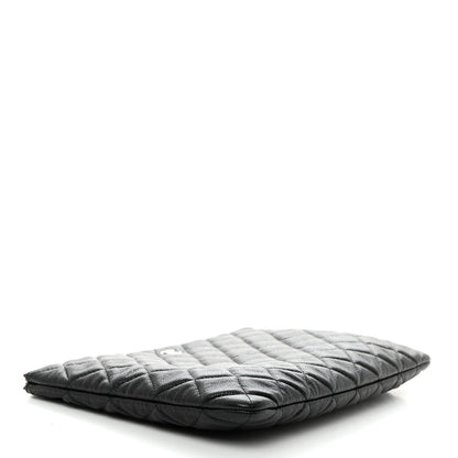 Chanel Caviar Quilted Medium Cosmetic Case Black 4 of 8