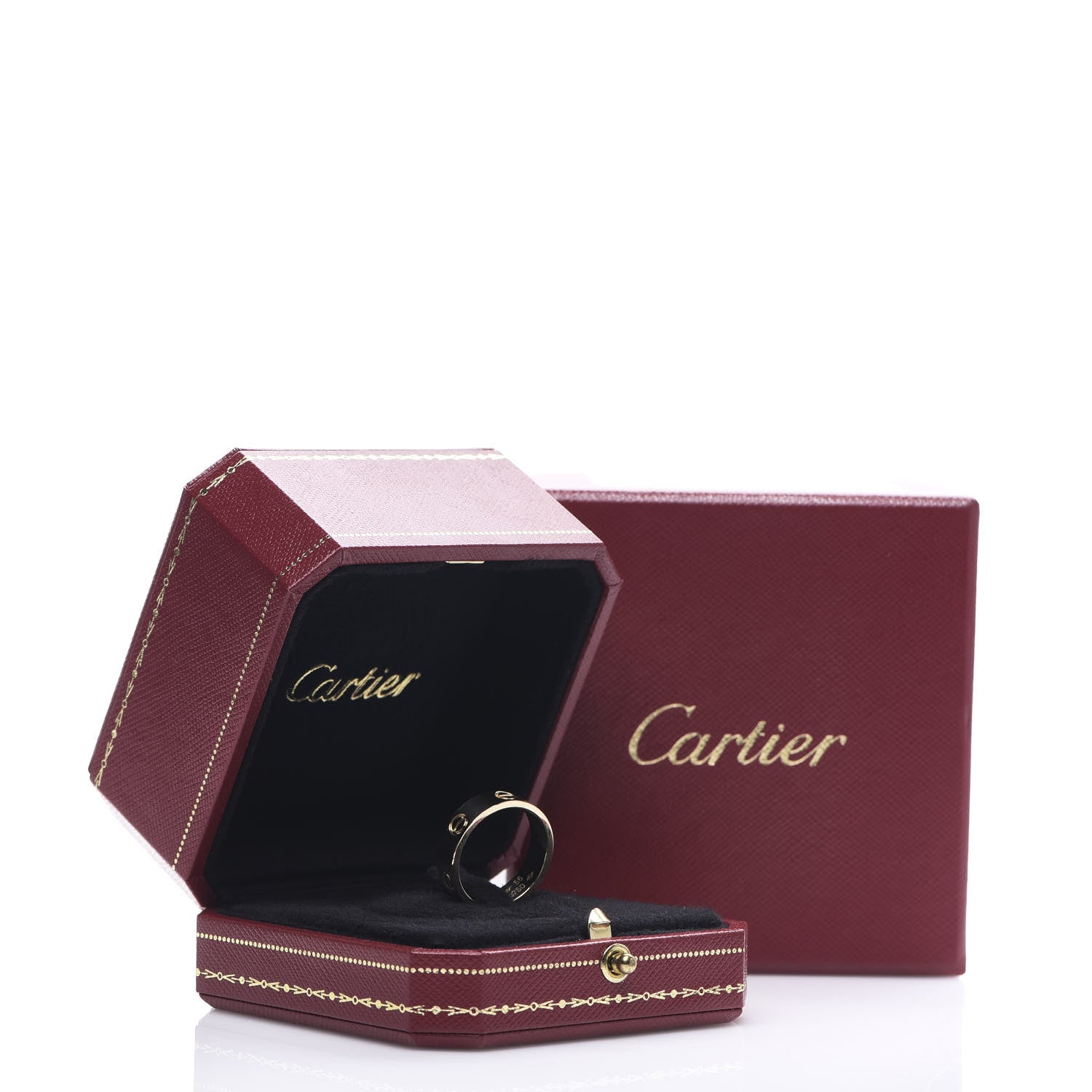 Cartier 18K Yellow Gold 5.5mm LOVE Ring 56 7.5 4 of 5