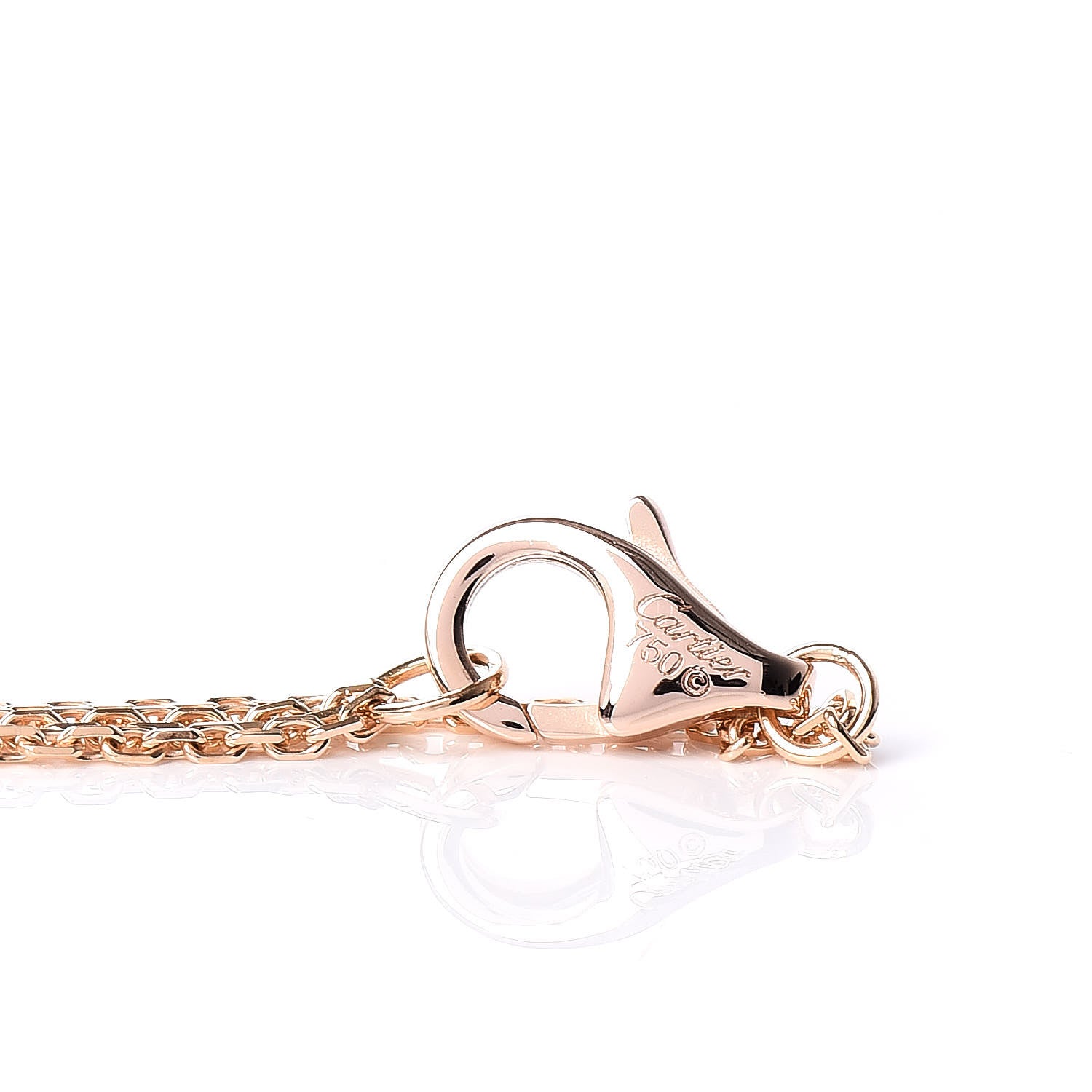 Cartier 18K Pink Yellow White Gold Trinity Bracelet 4 of 6