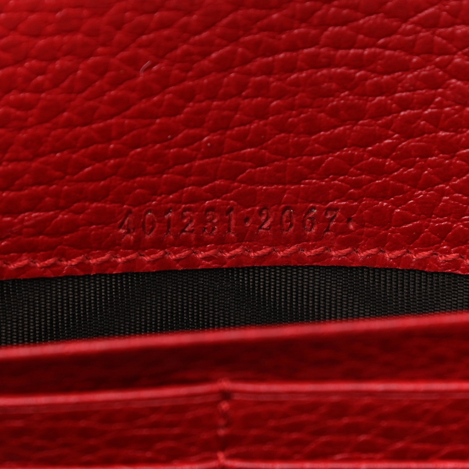Gucci Calfskin Mini Dionysus Chain Wallet Hibiscus Red 7 of 11