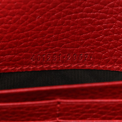 Gucci Calfskin Mini Dionysus Chain Wallet Hibiscus Red 7 of 11