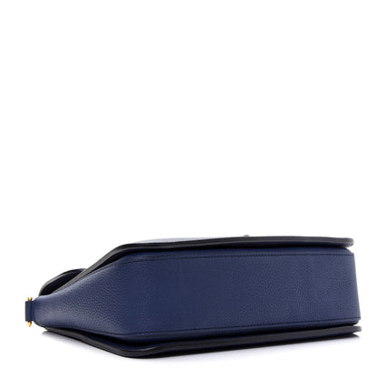 Gucci Soft Grained Calfskin Small Jackie Shoulder Bag Classic Blue Marine 7 of 21