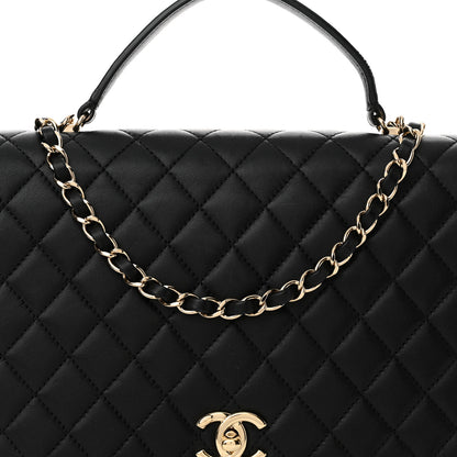 Chanel Lambskin Quilted Medium Citizen Chic Flap Black 8 of 13
