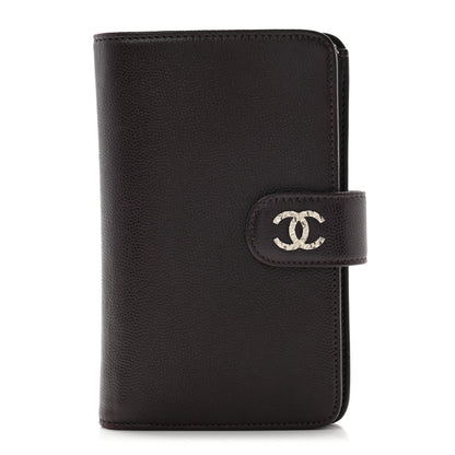 Chanel Caviar CC French Wallet Dark Purple 1 of 11