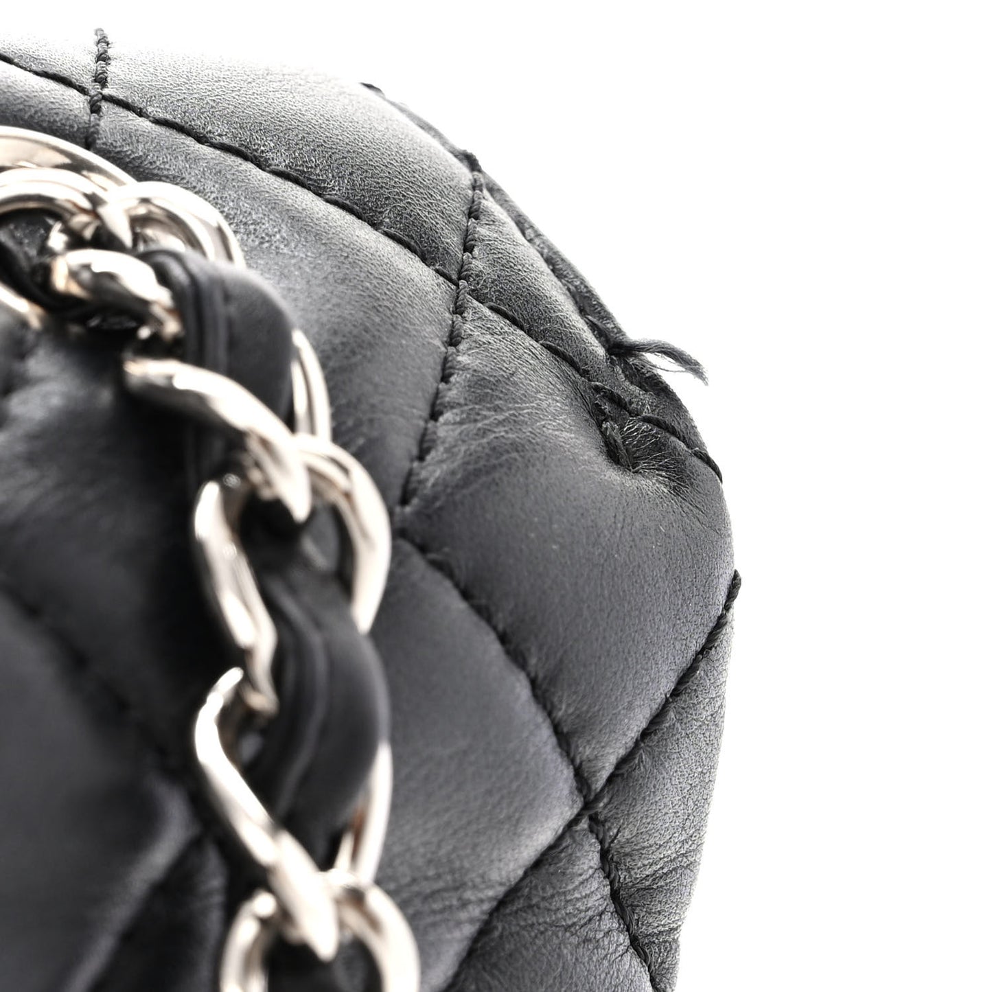 Calfskin Quilted In the Business Flap Bag Black