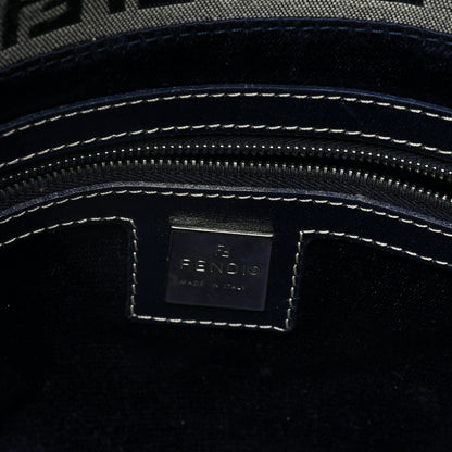 Fendi Zucchino Mama Baguette Navy 6 of 10
