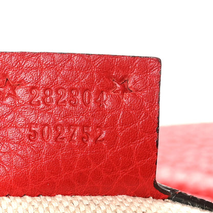 Gucci Pebbled Calfskin Soho Hobo Red 7 of 11