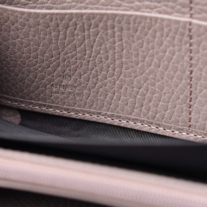 Gucci Dollar Calfskin GG Marmont Zip Around Wallet Porcelain Rose 6 of 7