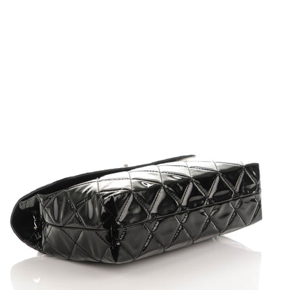Chanel Vinyl Quilted In the Business Flap Bag Black 4 of 9