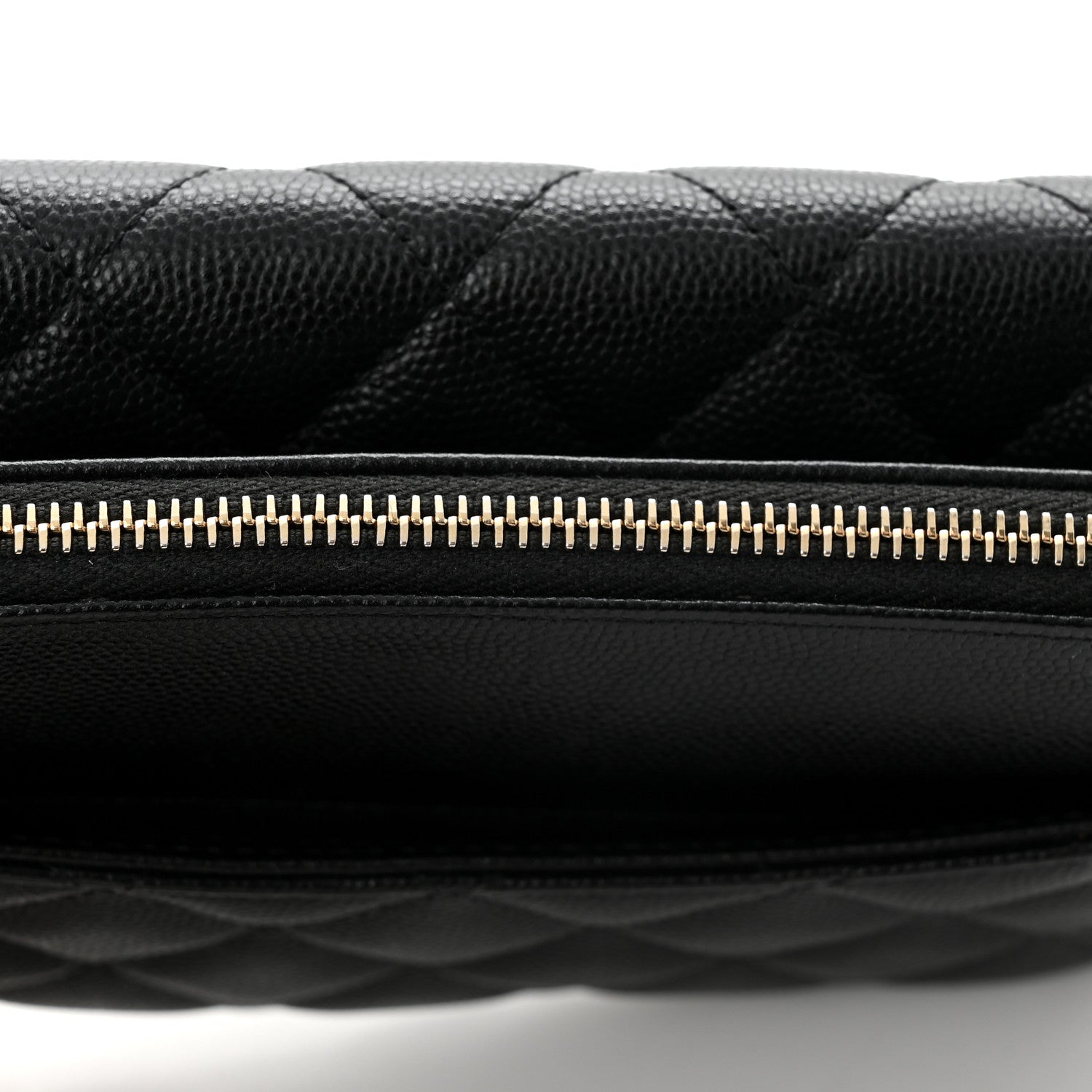 Chanel Caviar Quilted Flap Phone Holder With Chain Black 13 of 14