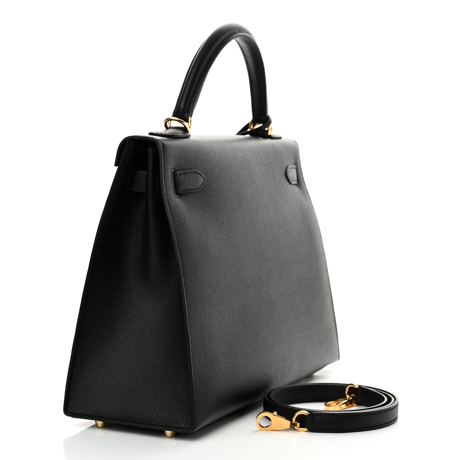 Hermes Epsom Kelly Sellier 32 Black 3 of 11