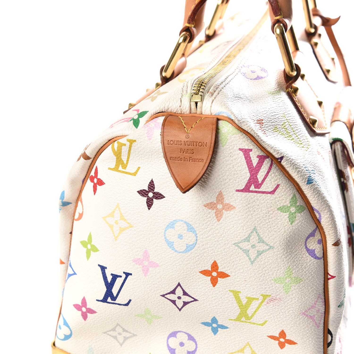 Louis Vuitton Monogram Multicolor Speedy 30 White 9 of 11