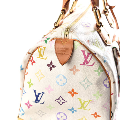 Louis Vuitton Monogram Multicolor Speedy 30 White 9 of 11
