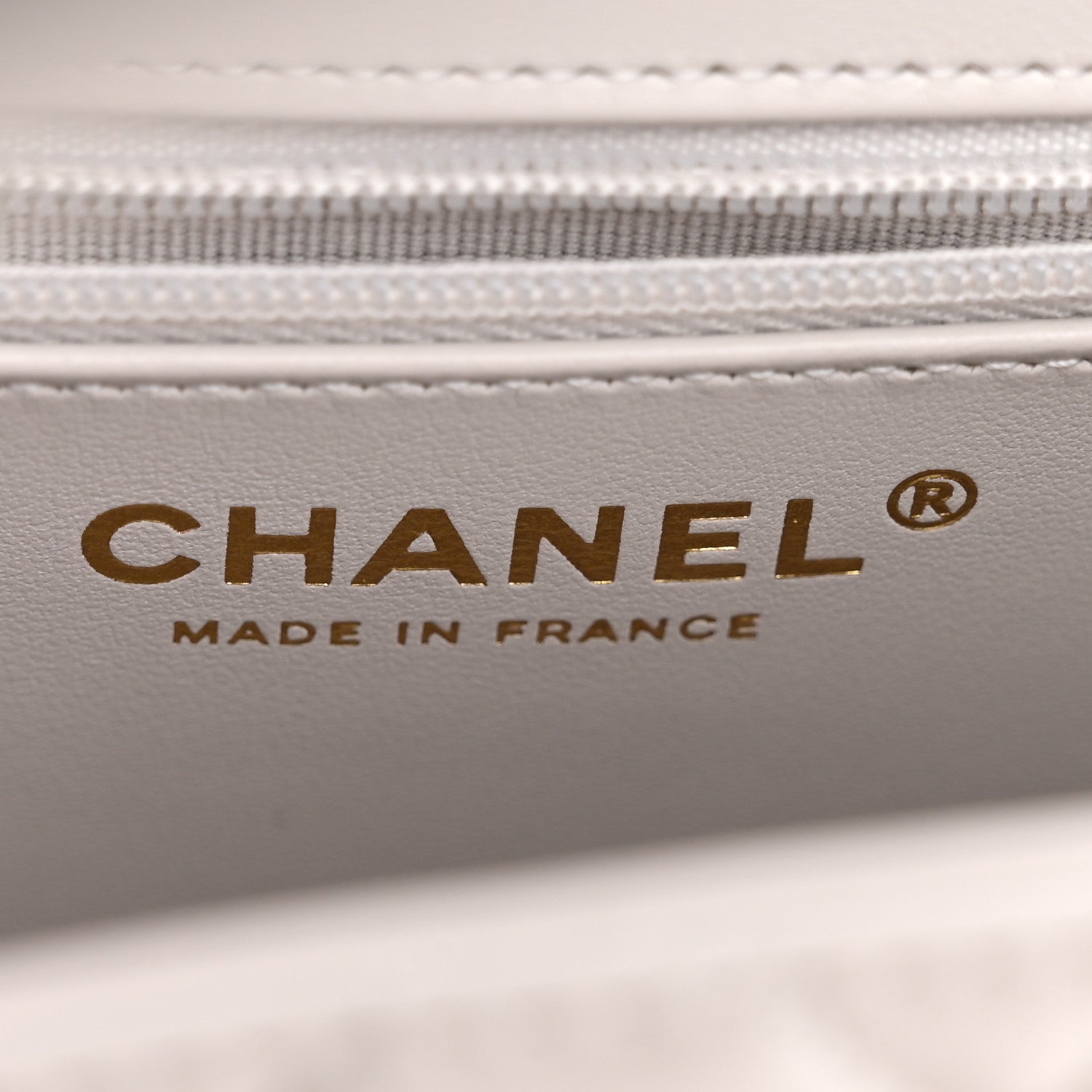 Chanel Shiny Aged Calfskin Quilted Nano Kelly Shopper Light Grey 6 of 10