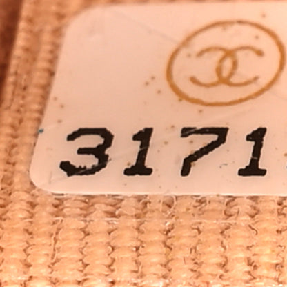 Chanel Caviar Quilted Flap Card Holder Wallet Beige 7 of 7