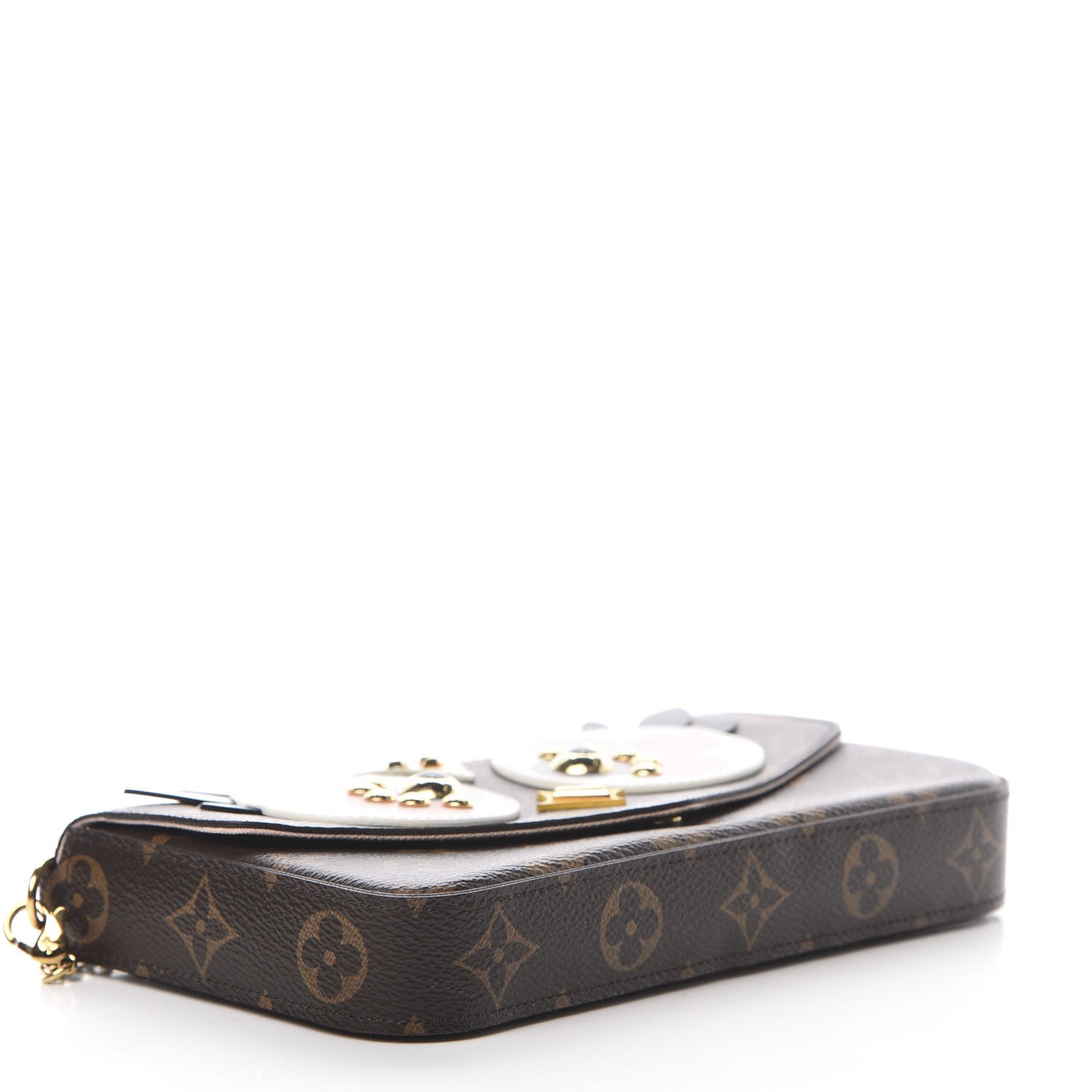 Louis Vuitton Monogram Lovely Birds Pochette Felicie Chain Wallet 5 of 14