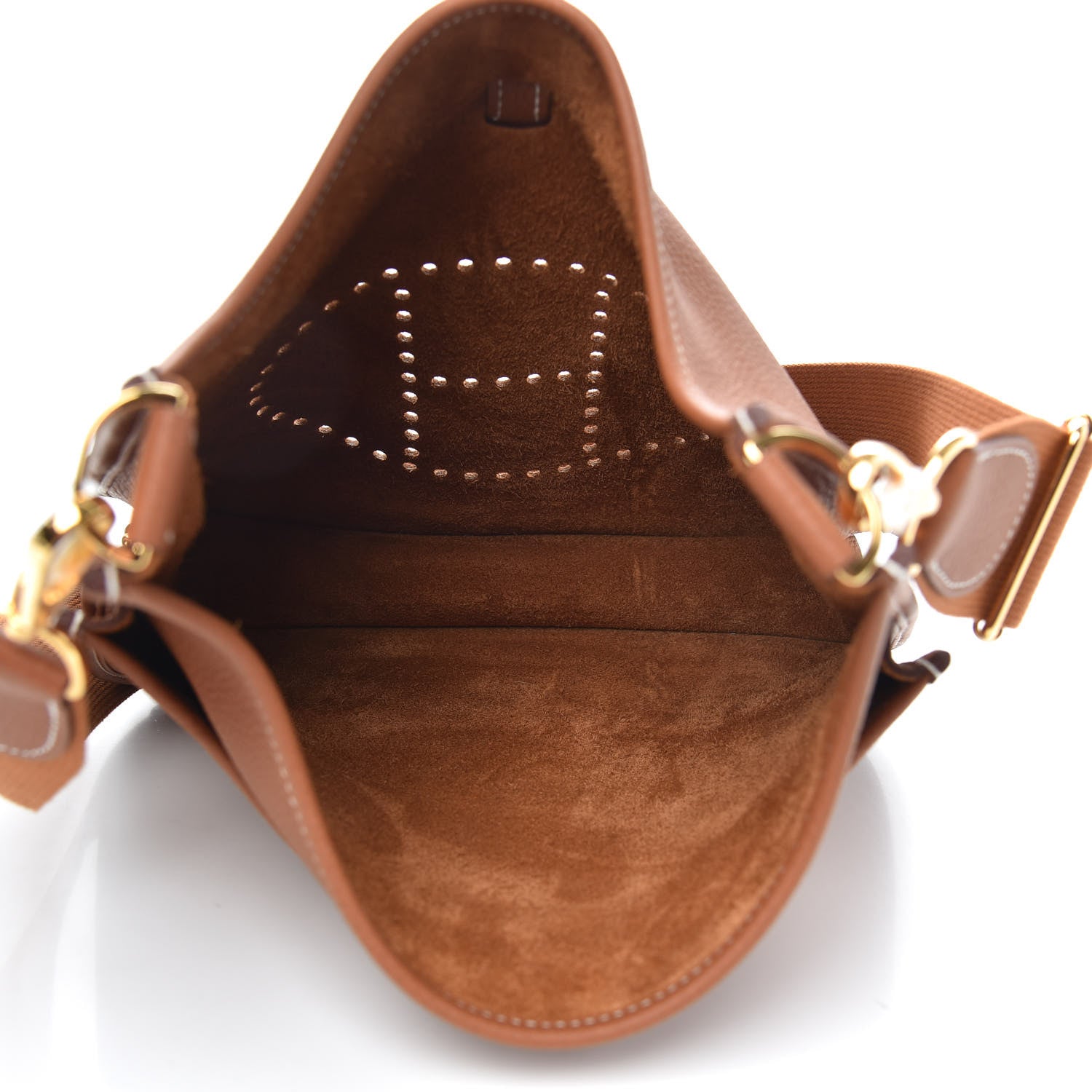 Hermes Taurillon Clemence Evelyne III PM Gold 5 of 10