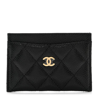 Chanel Caviar Quilted Card Holder Black 1 of 9