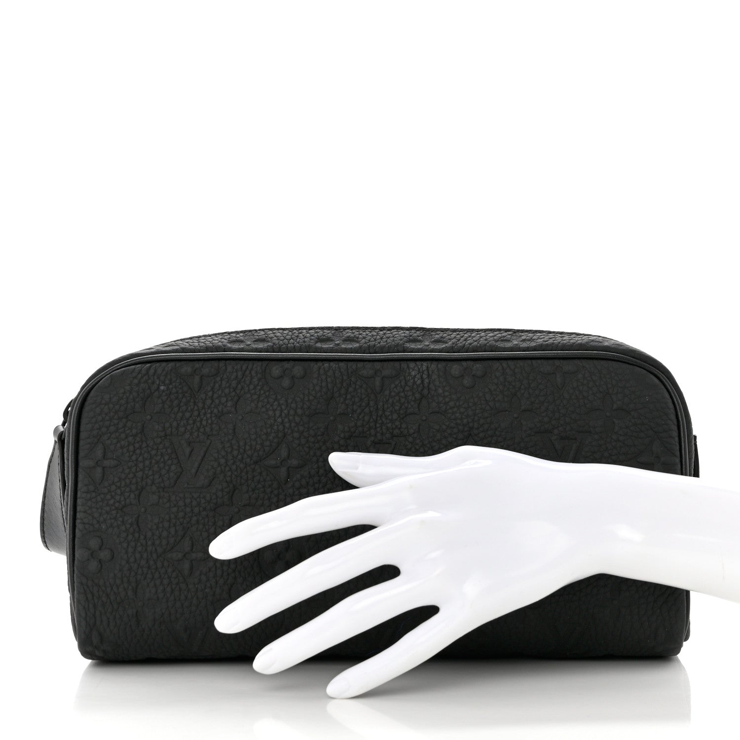 Louis Vuitton Taurillon Dopp Kit Black 2 of 7